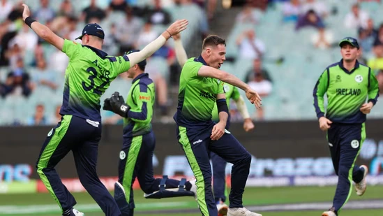 10 Times Underdogs Shocked the Cricket World - Ireland celebrate a wicket as they cause an upset vs England
